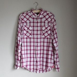 Ben Sherman Plaid Button Down